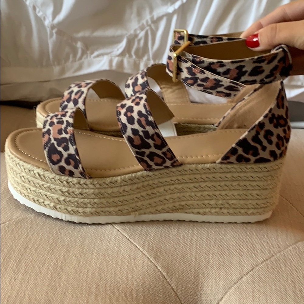 Cheetah Platform Wedges